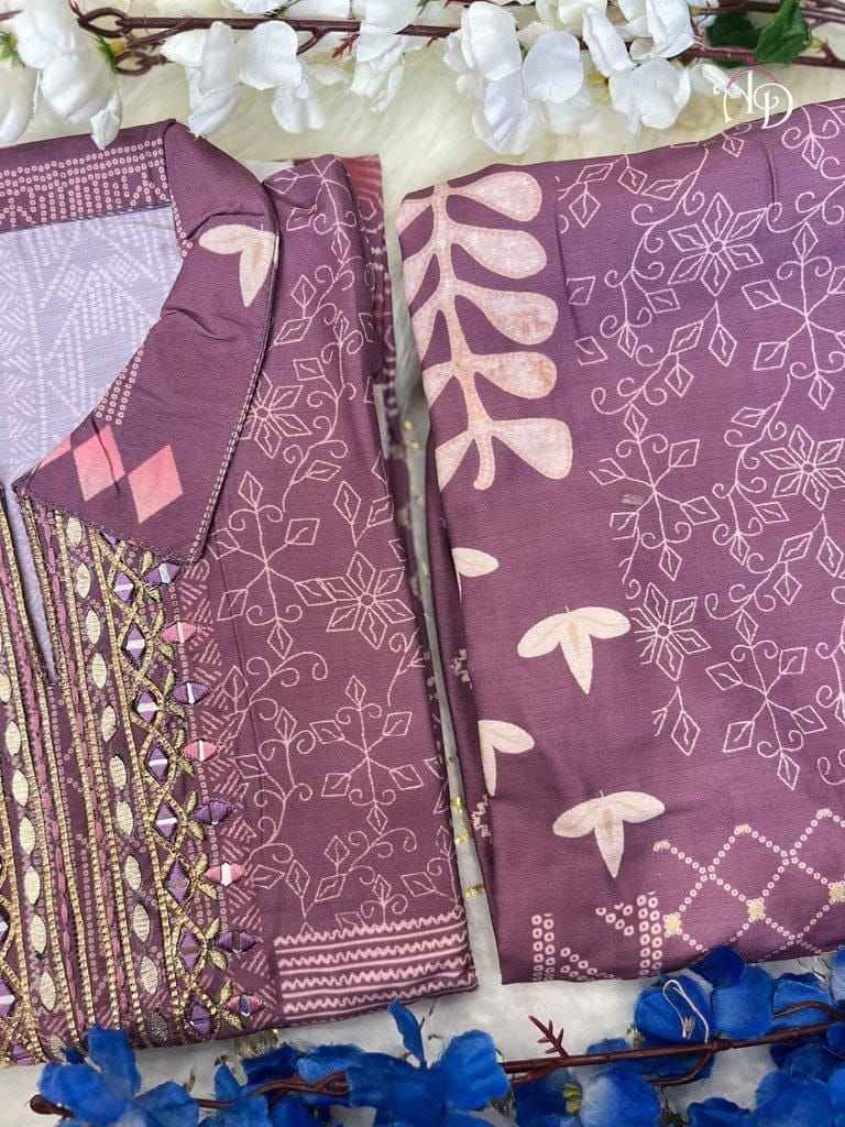 Heavy Muslin Afghani Co-ord Set – Original Mirror Work with Zari Weaving | House of ShiVisha™akshar