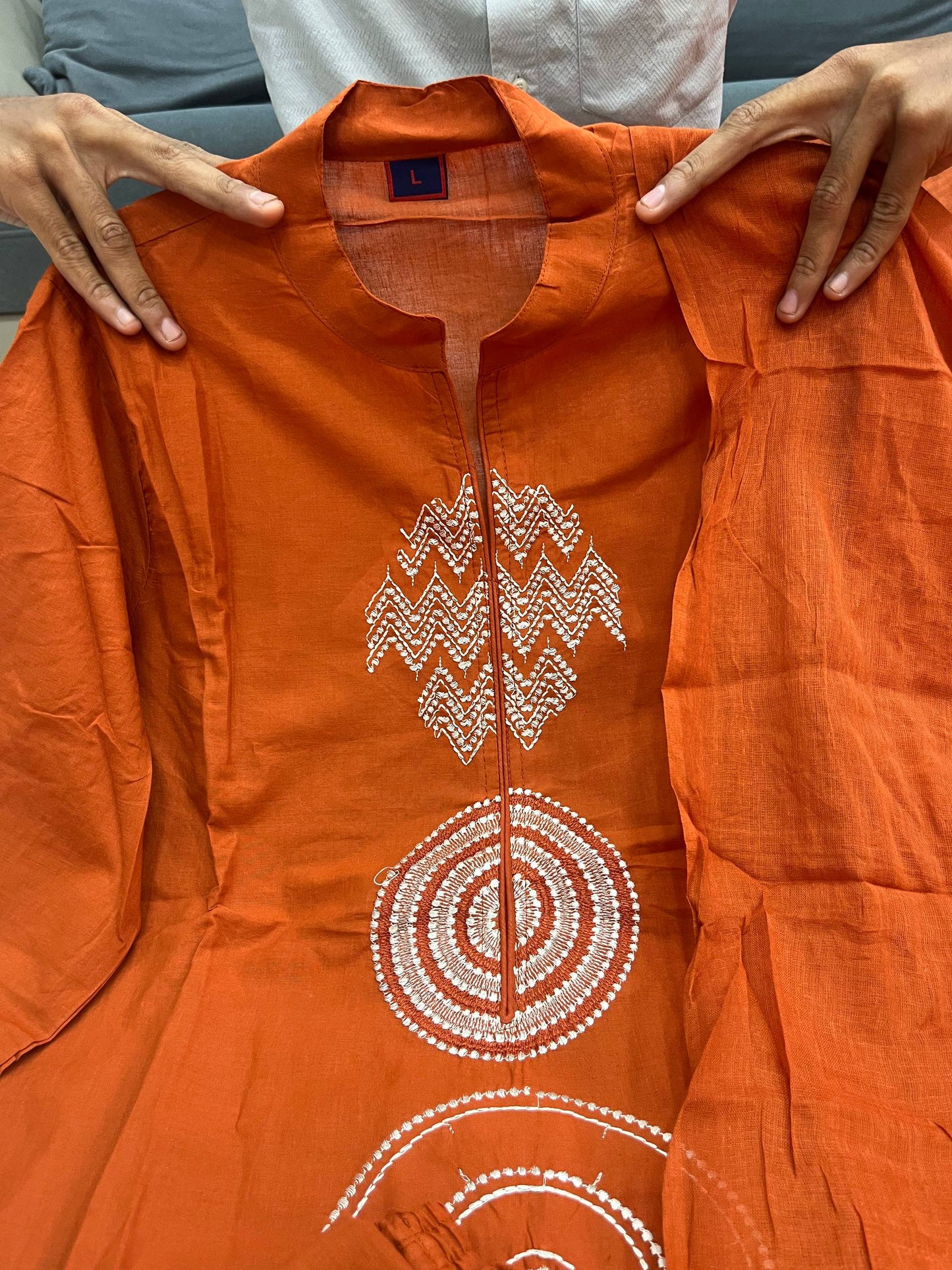 Pure Mul Cotton 60 60 Pent Set With Dupatta Set