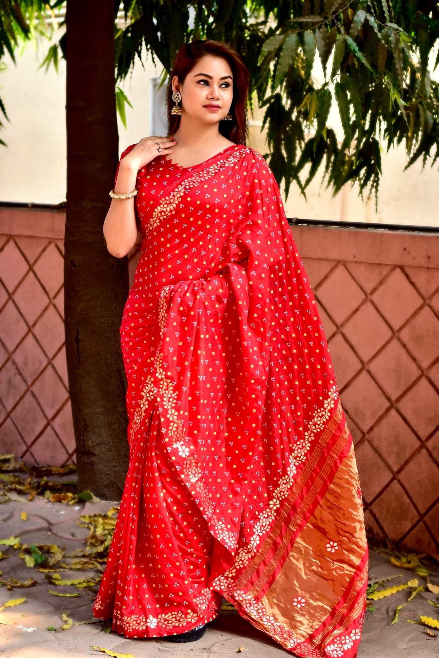 Silk ❀ New Bandhani Saree❀