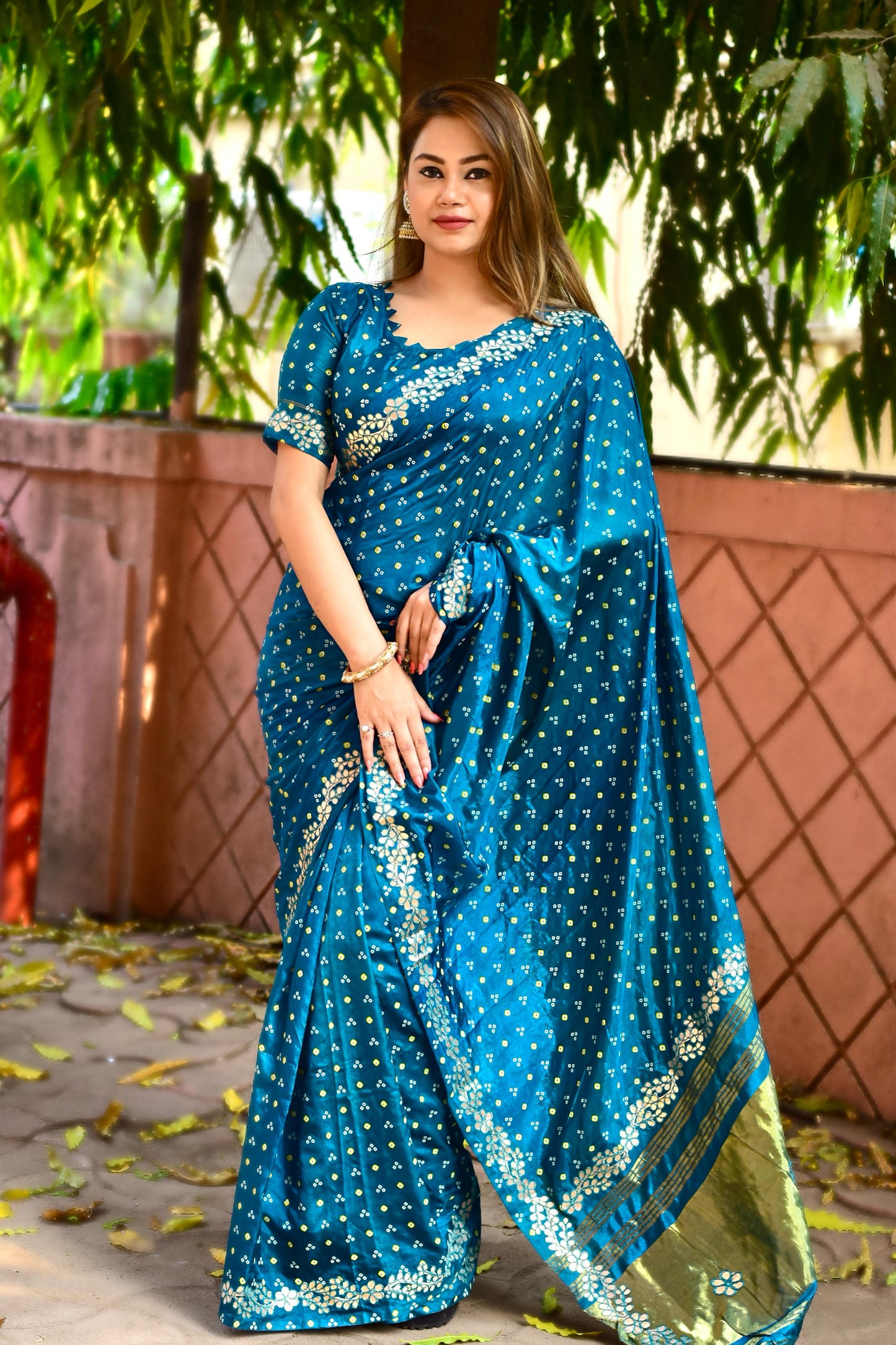 Silk ❀ New Bandhani Saree❀