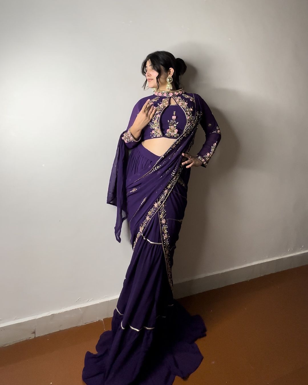 WEDDING SEASON SPECIAL FANCY PARTY WEAR FAUX GEORGETTE LEHENGA SAREE WITH HEAVY WORK BLOUSE AND