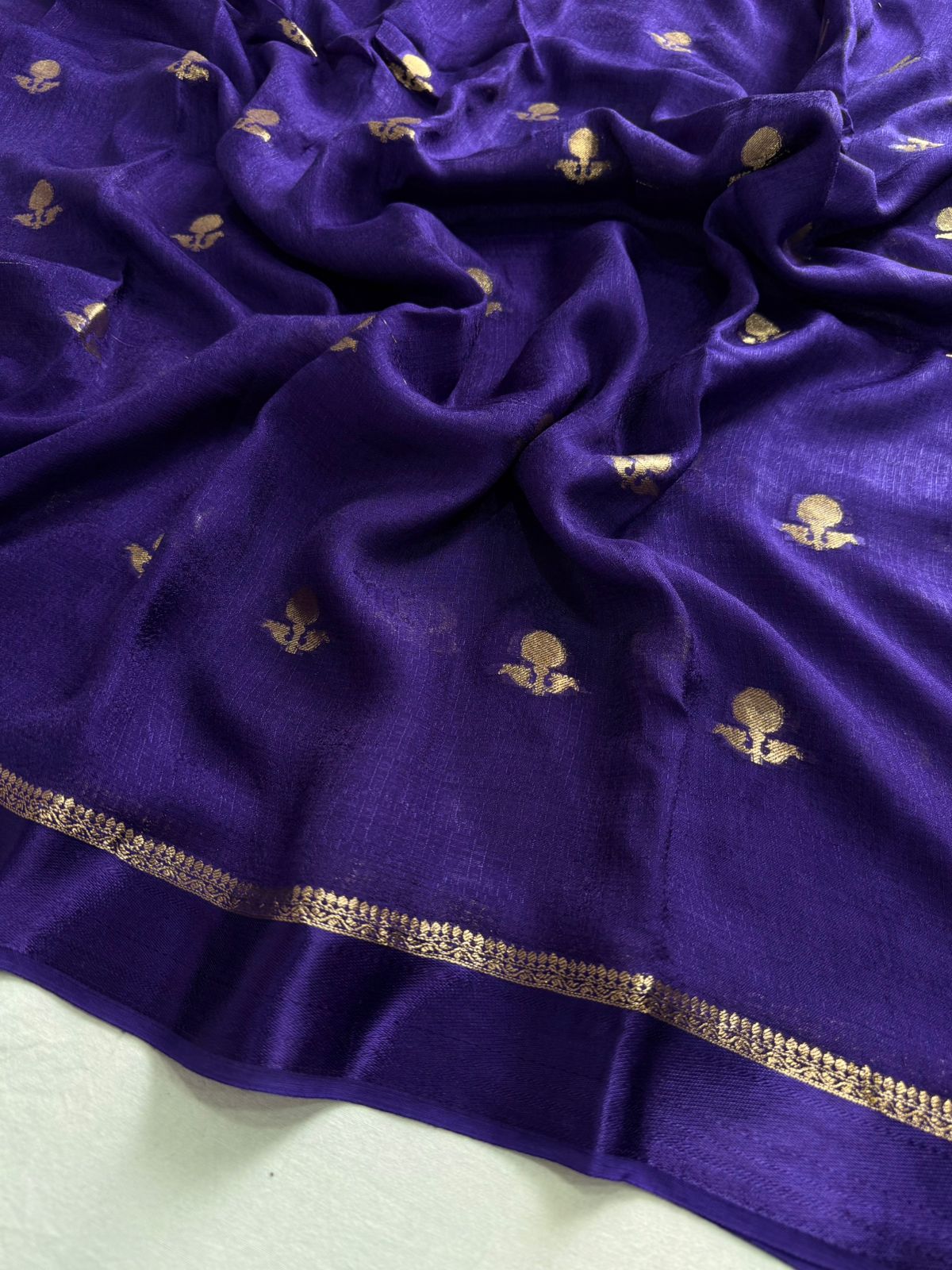 Pure Jute Viscose Saree With Running Blouse