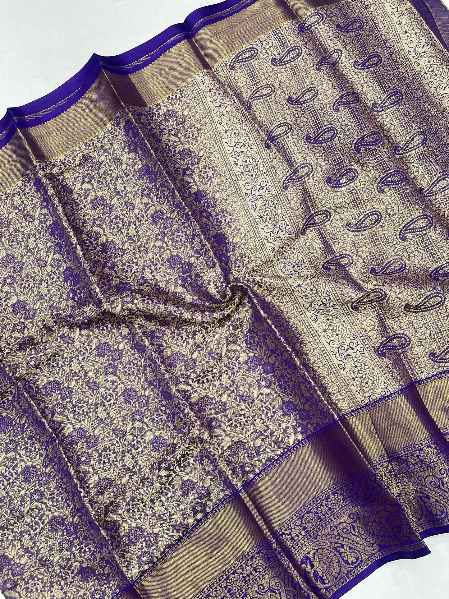 House of ShiVisha Premium Kanjiveram Silk Saree β Original Zari Weaving with Rich Pallu & Broad Border