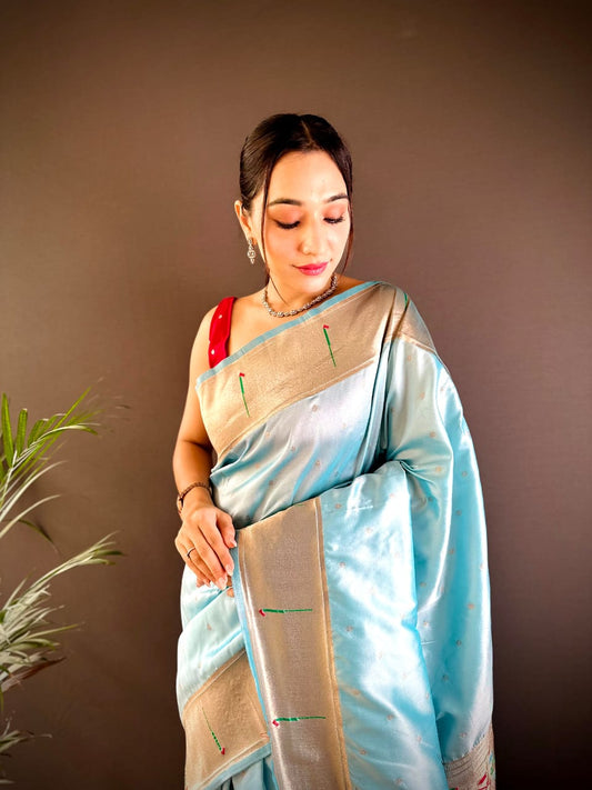 House of ShiVisha Aavishkar Catalogue – Pure Silk Kanchipuram Sarees with Weaving & Jalar Design - House Of ShiVisha