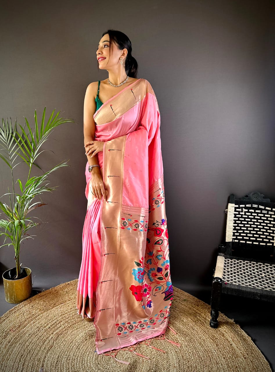House of ShiVisha Aavishkar Catalogue – Pure Silk Kanchipuram Sarees with Weaving & Jalar Design