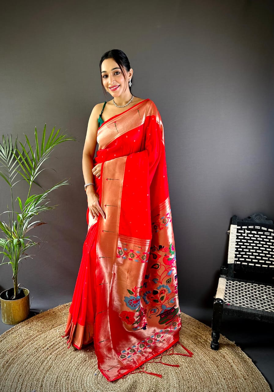 House of ShiVisha Aavishkar Catalogue – Pure Silk Kanchipuram Sarees with Weaving & Jalar Design