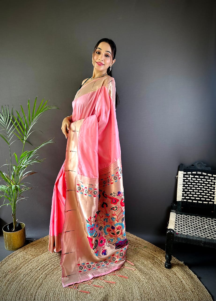 House of ShiVisha Aavishkar Catalogue – Pure Silk Kanchipuram Sarees with Weaving & Jalar Design