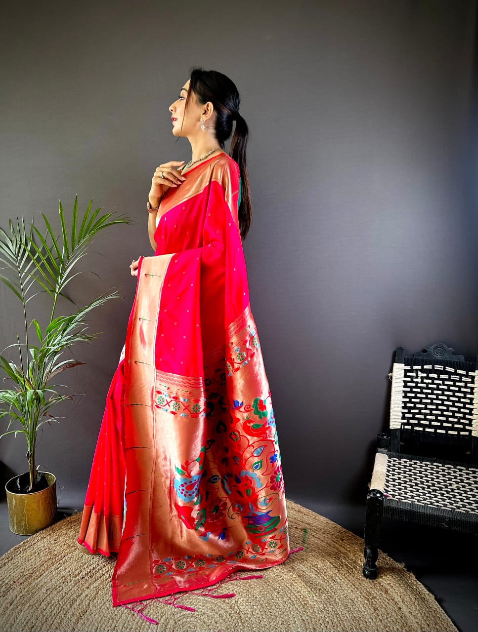 House of ShiVisha Aavishkar Catalogue – Pure Silk Kanchipuram Sarees with Weaving & Jalar Design