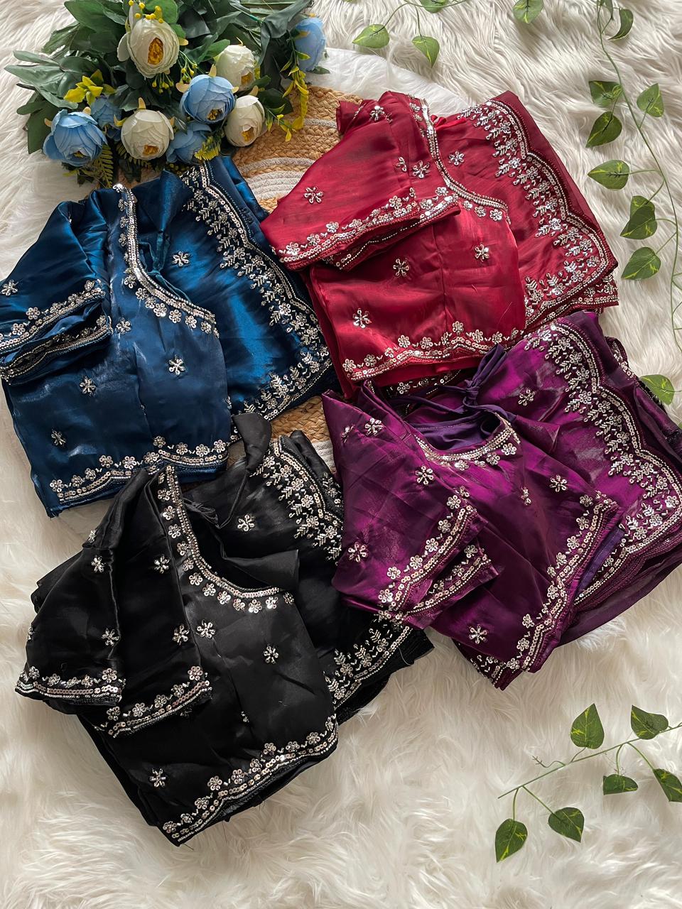 House of ShiVisha Designer Cut Dana C-Pallu Handwork Party Wear Saree β SHAURYA-2 Catalogue