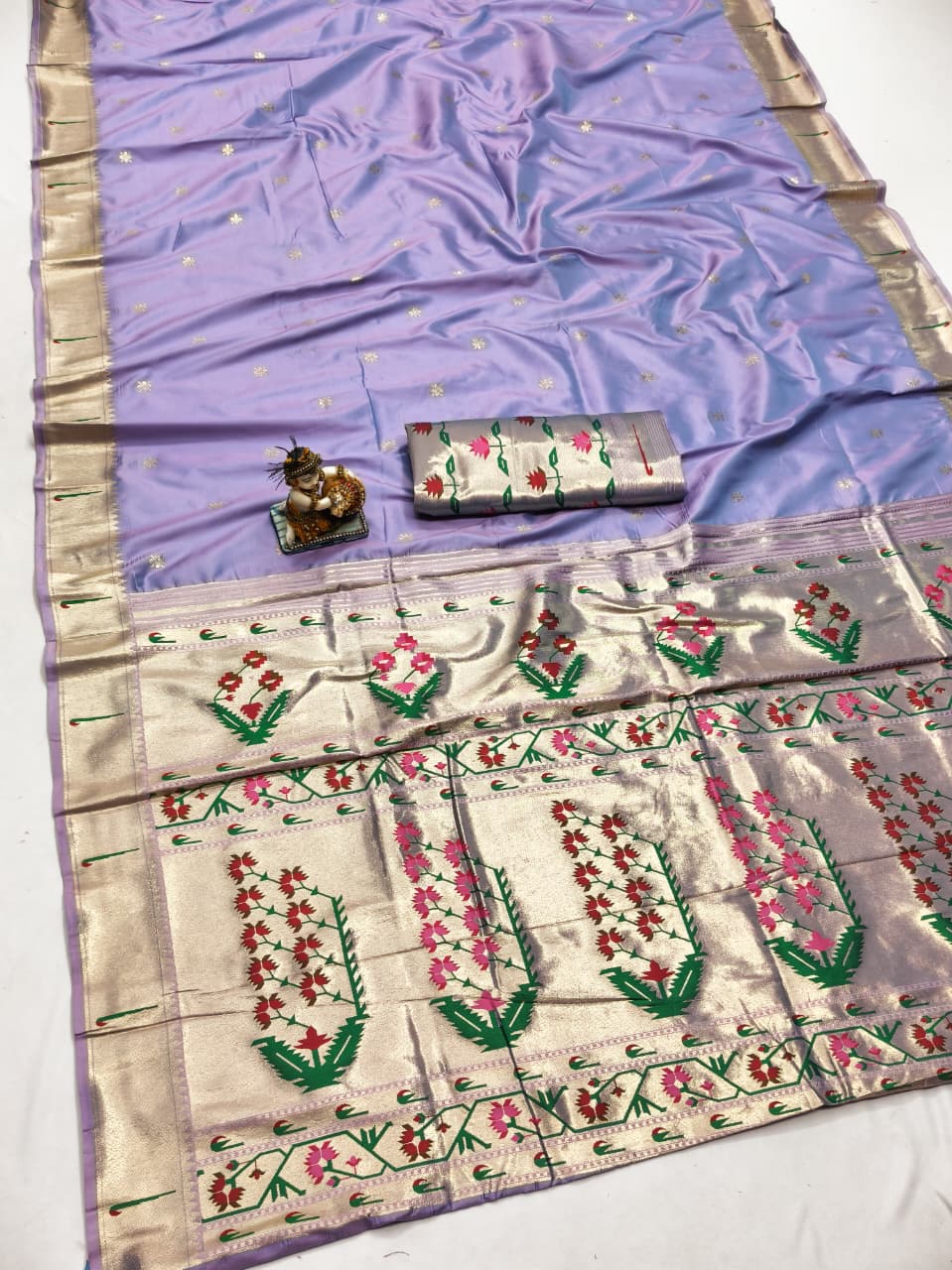 House of ShiVisha RENUKA Catalogue β Paithani Lichi Silk Sarees with Muniya Border & Gold Jari Weaving