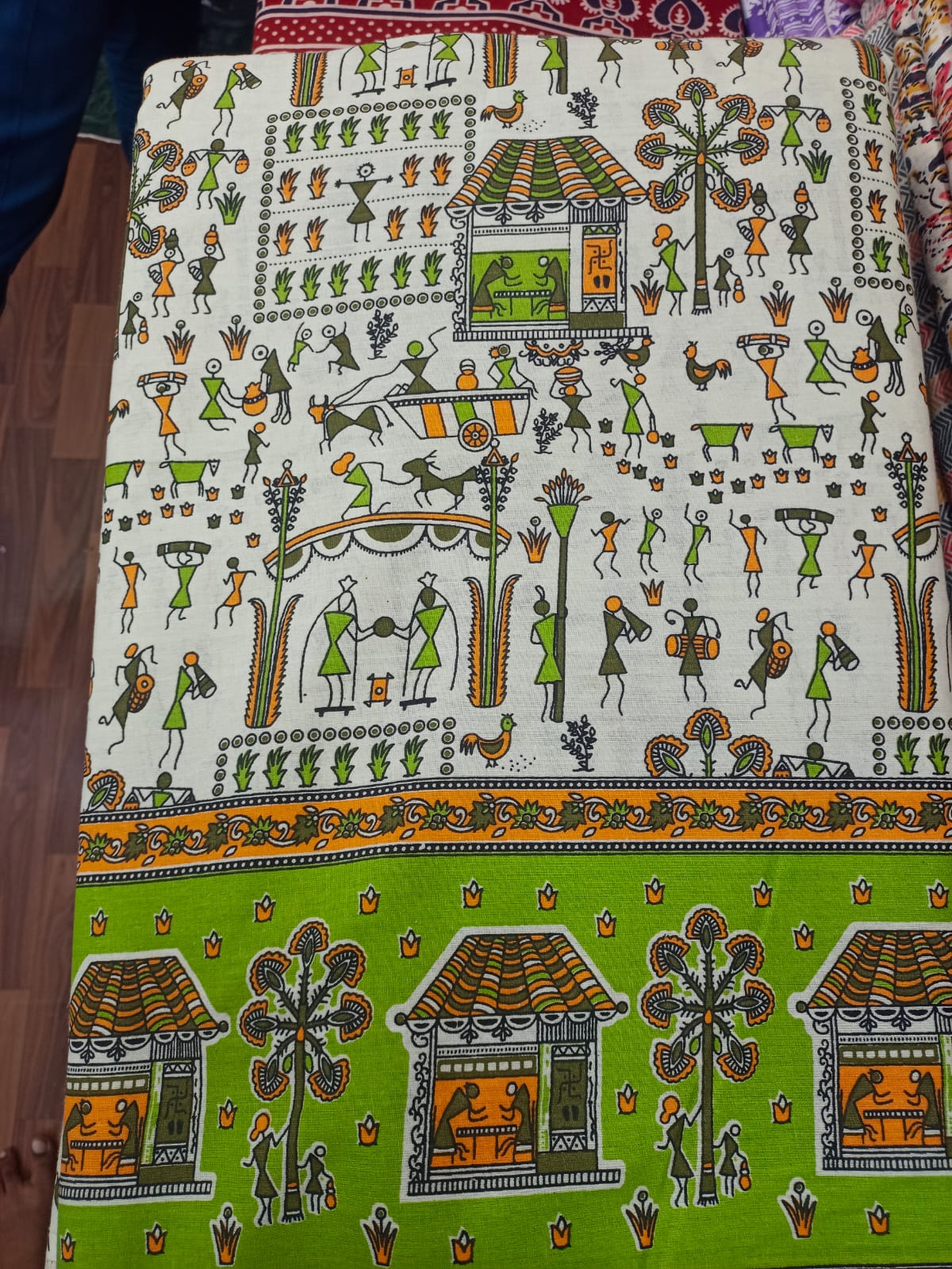 Jaipuri Cotton Block Print 60 40 Fabric - Design 113