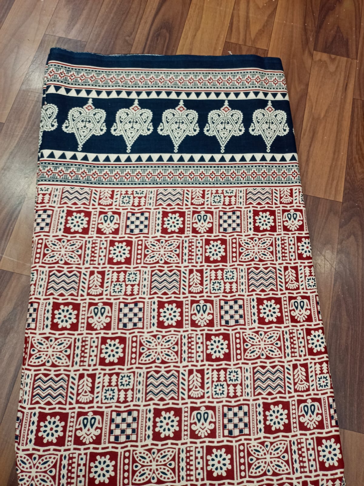 Jaipuri Cotton Block Print 60 40 Fabric - Design 96