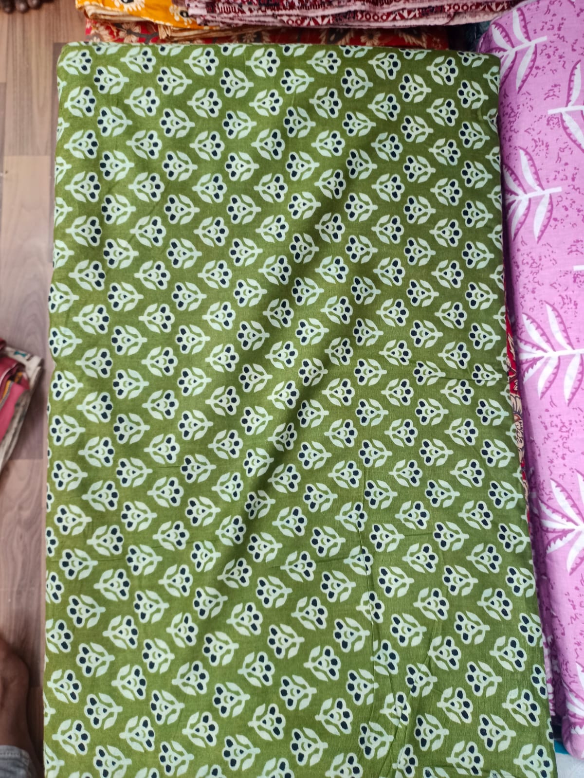 Jaipuri Cotton Block Print 60 40 Fabric - Design 131