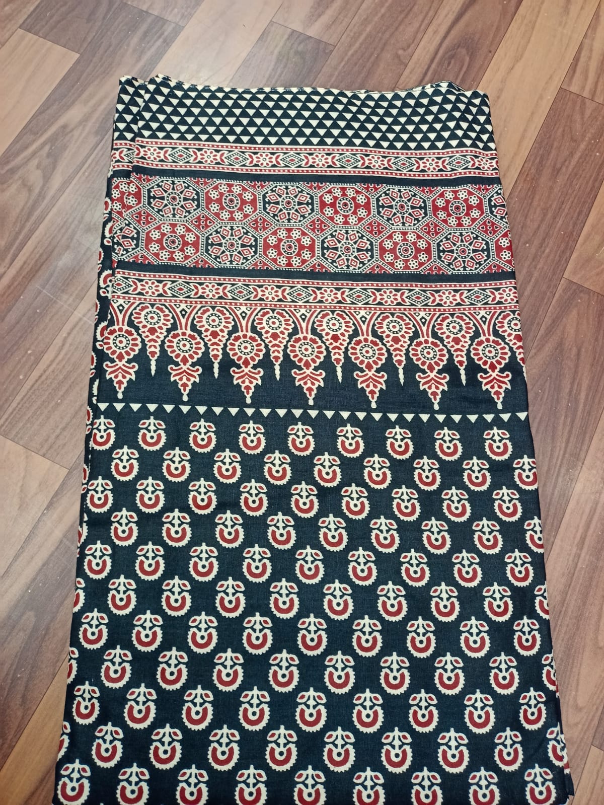 Jaipuri Cotton Block Print 60 40 Fabric - Design 112