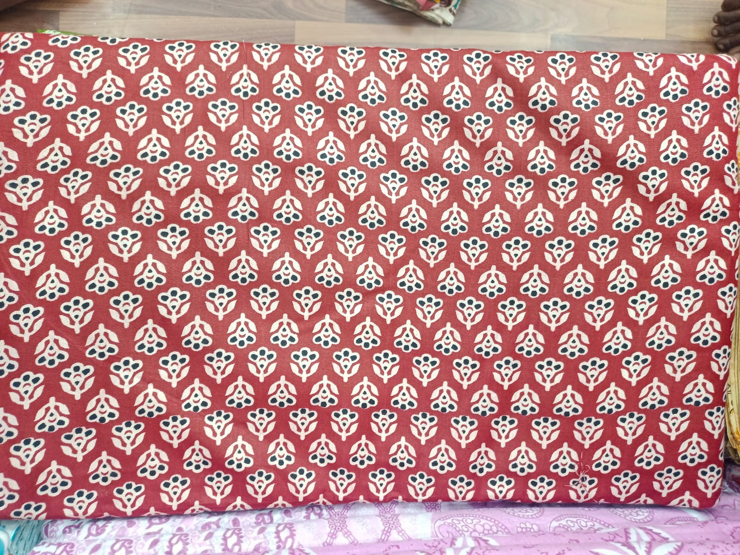 Jaipuri Cotton Block Print 60 40 Fabric - Design 82