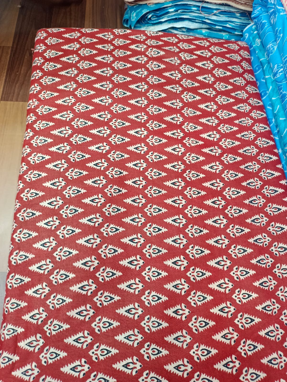 Jaipuri Cotton Block Print 60 40 Fabric - Design 107