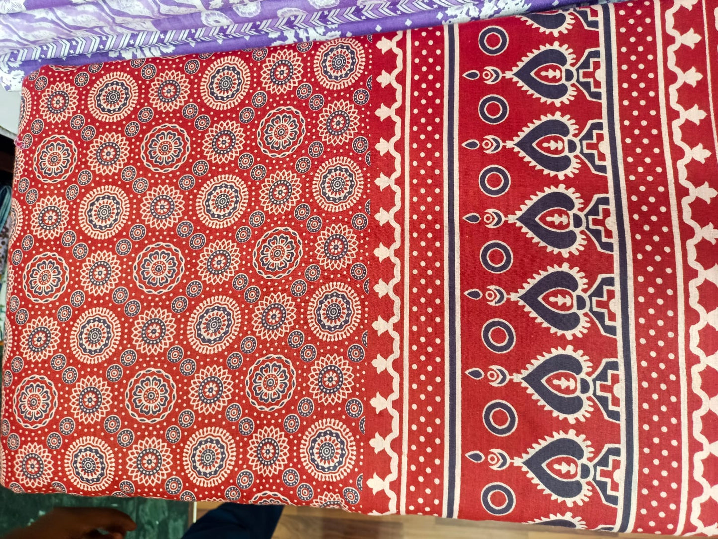 Jaipuri Cotton Block Print 60 40 Fabric - Design 89