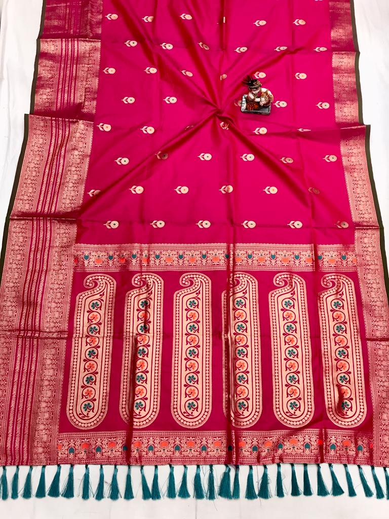 House of ShiVisha Dolly Catalogue β Banarasi Lichi Silk Designer Saree Collection - House Of ShiVisha