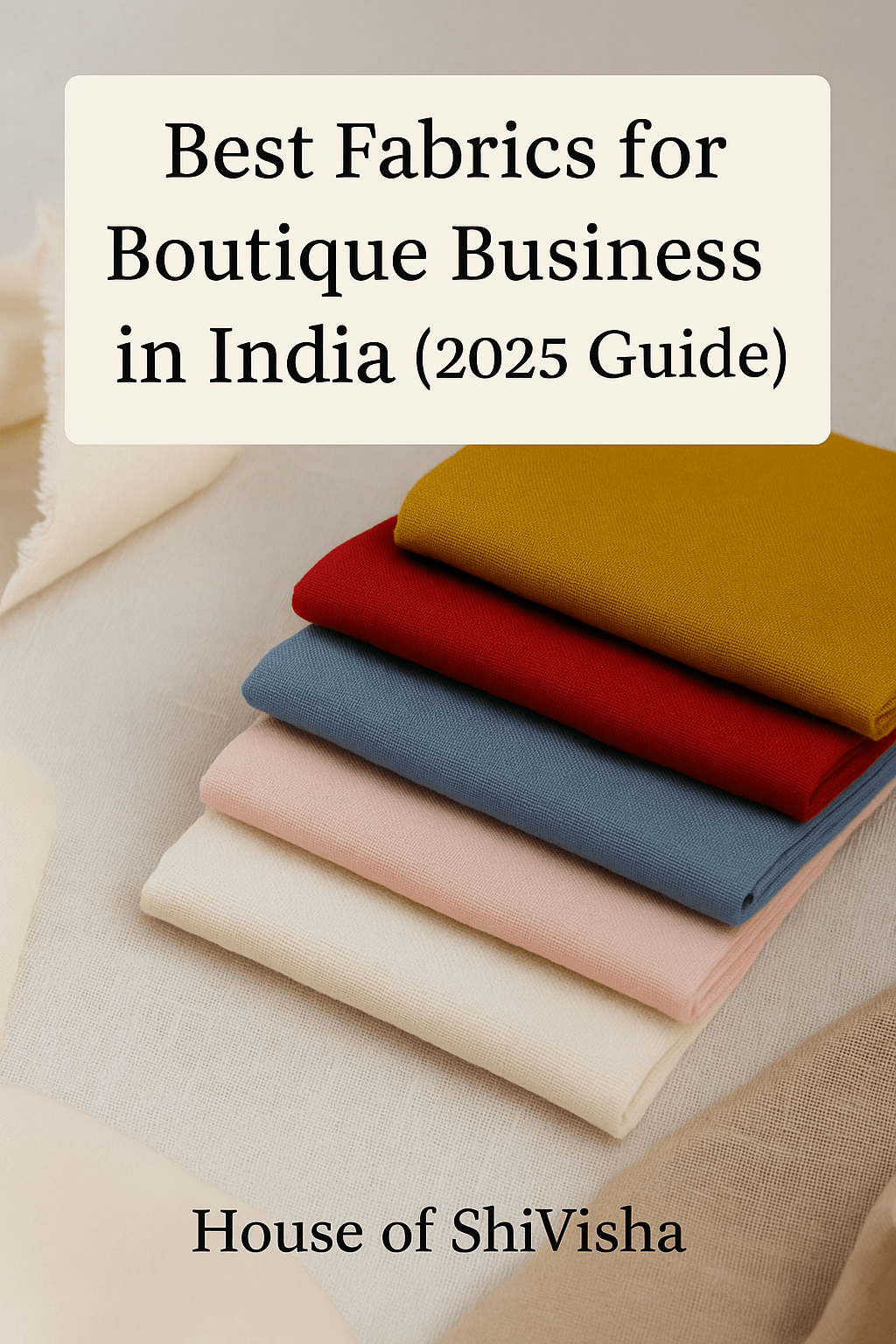 Best Fabrics for Boutique Business in India (2025 Guide) - House Of ShiVisha