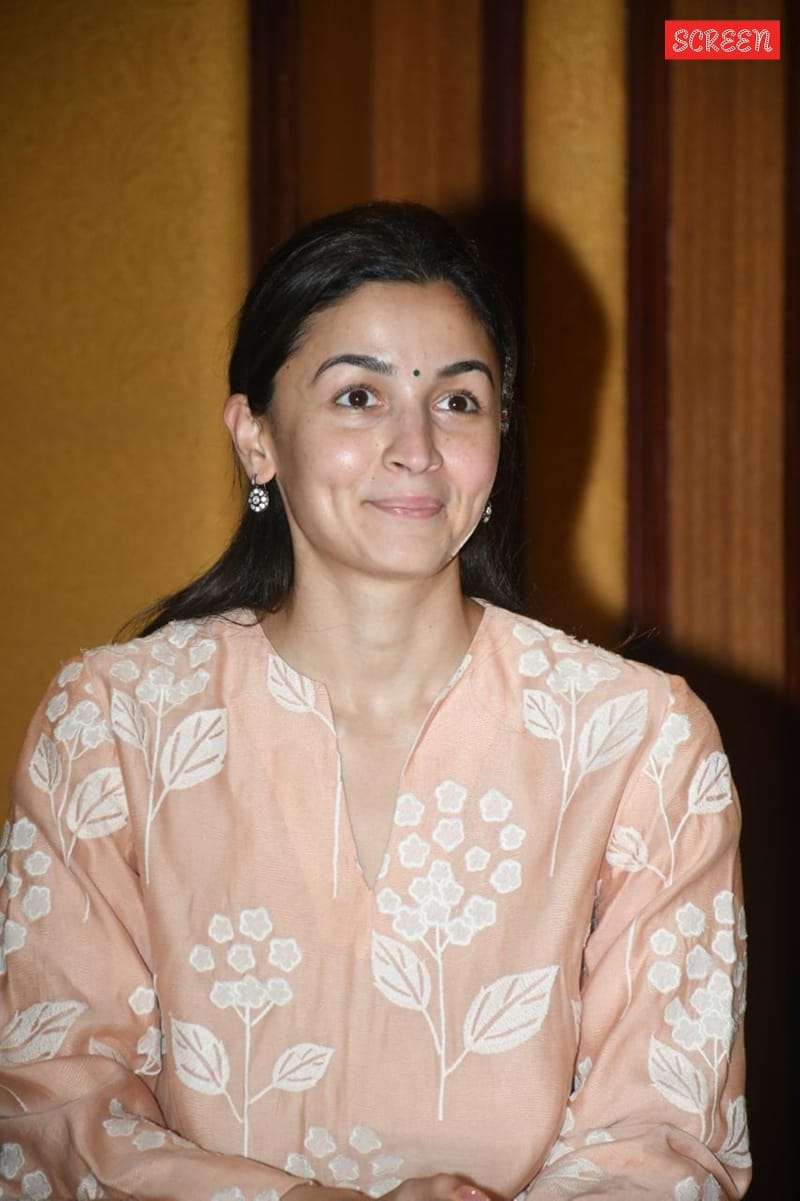 “Birthday Bloom” Baby Pink Embroidered Kurti Pant Dupatta Set – Alia Bhatt Birthday Special Edition | House of ShiVisha™