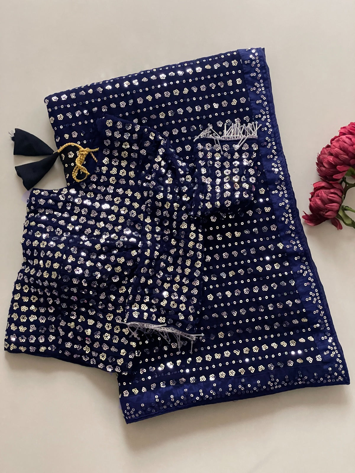 Bollywood Blockbuster Special Edition Saree – Faux Georgette with 5MM Sequins & Multy Embroidery | House of ShiVisha™ | Code: