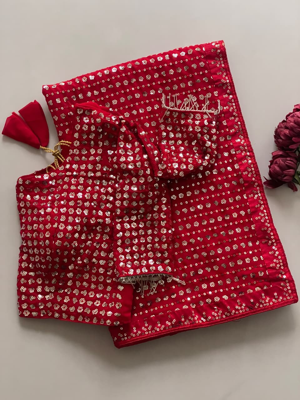 Bollywood Blockbuster Special Edition Saree – Faux Georgette with 5MM Sequins & Multy Embroidery | House of ShiVisha™ | Code: