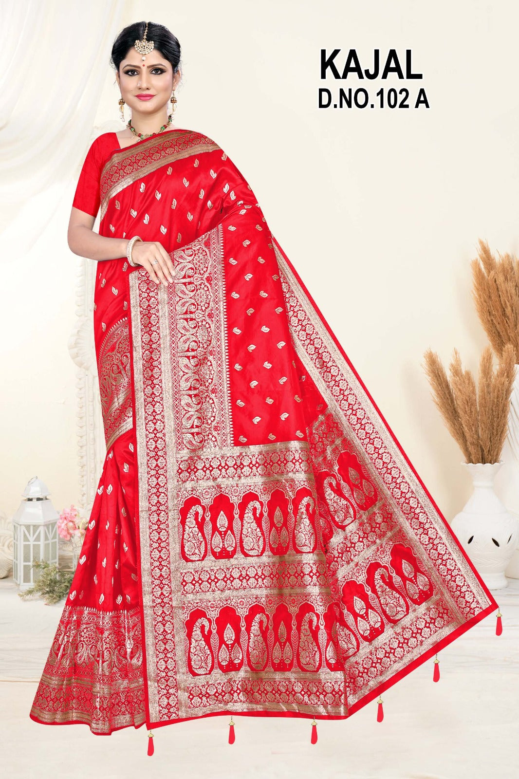 Wholesale Set of 6 Sarees – 50/ 600 Silk Trending Fabric