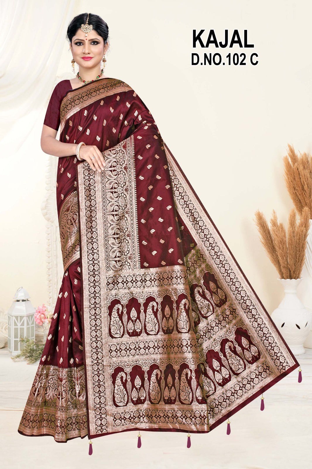 Wholesale Set of 6 Sarees – 50/ 600 Silk Trending Fabric
