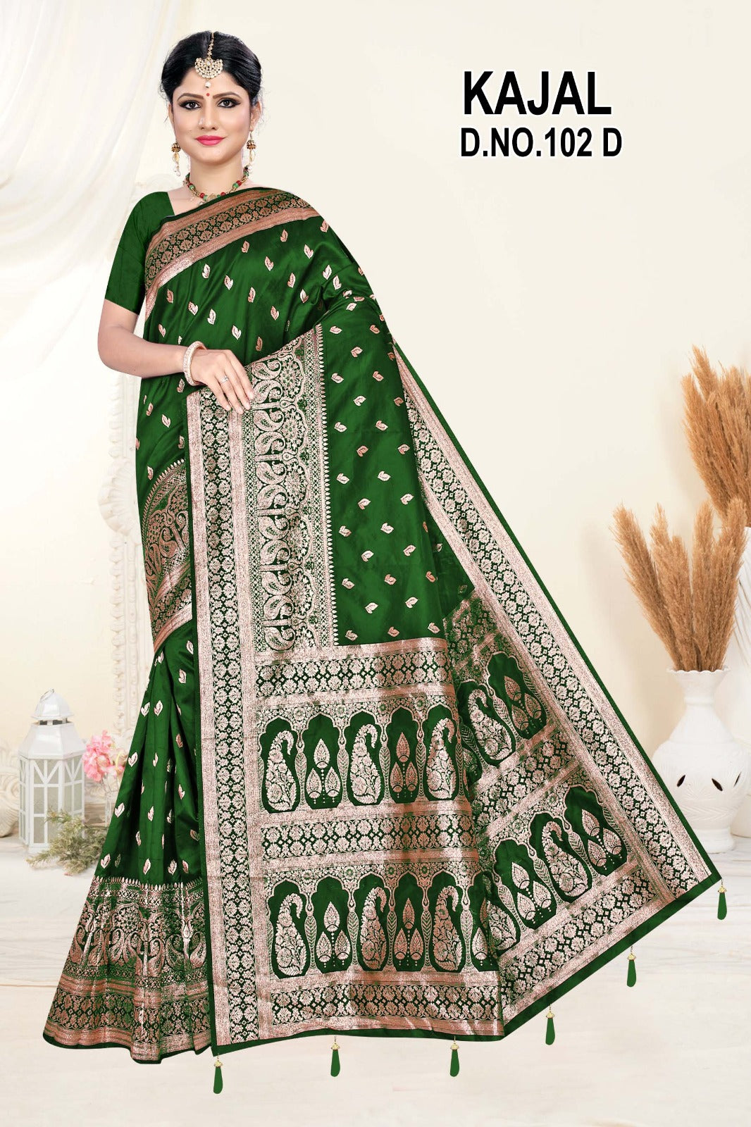 Wholesale Set of 6 Sarees – 50/ 600 Silk Trending Fabric