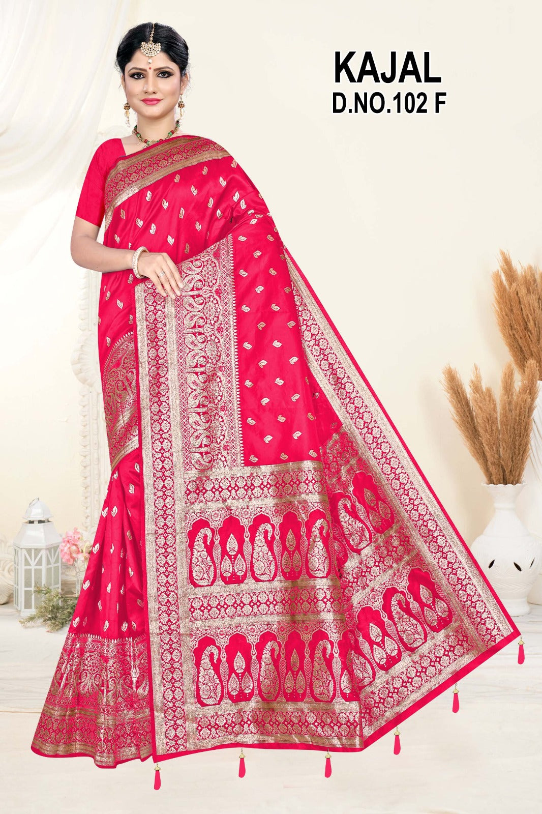 Wholesale Set of 6 Sarees – 50/ 600 Silk Trending Fabric