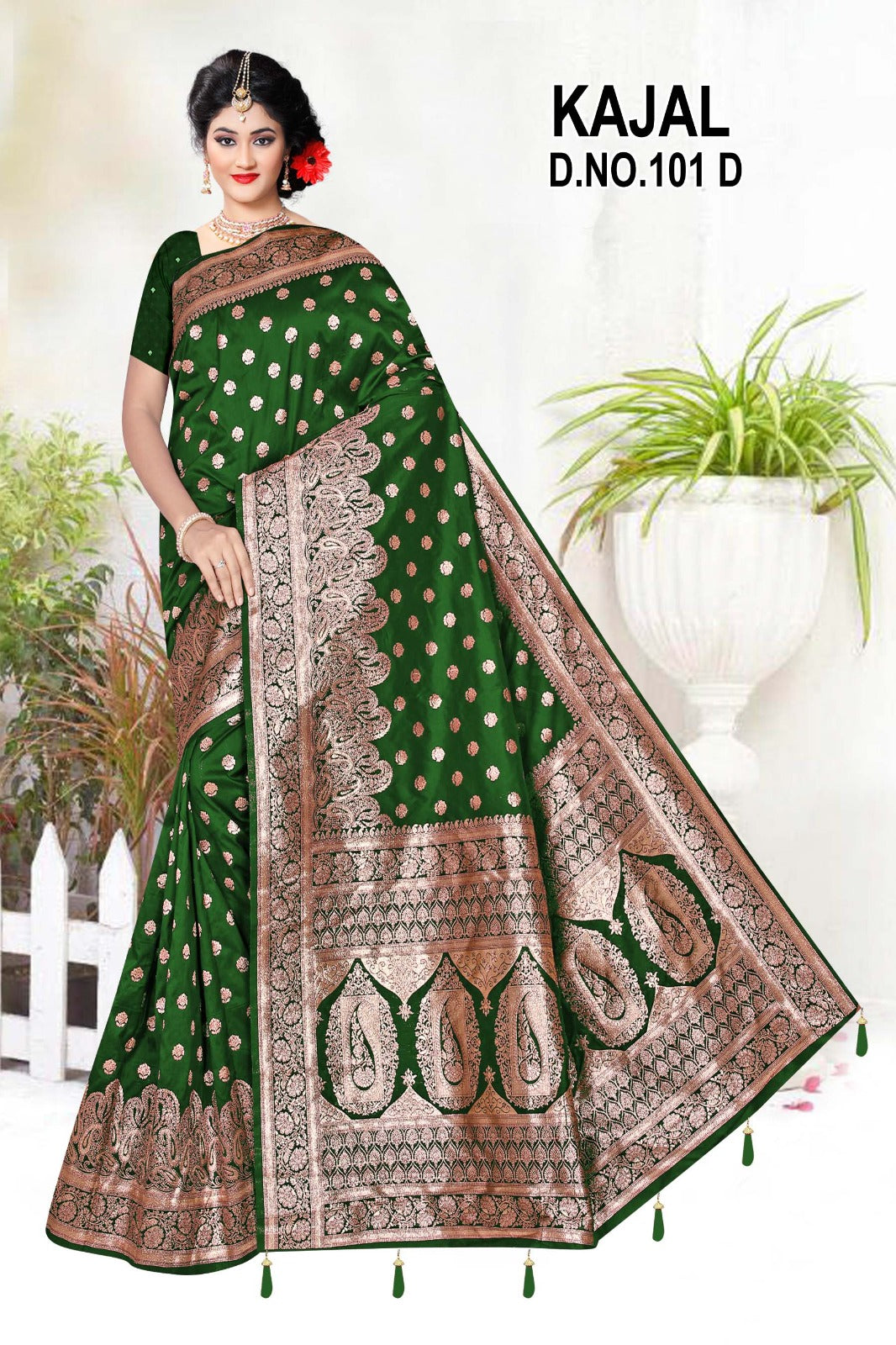 Wholesale Set of 6 Sarees – 50/ 600 Silk Trending Fabric