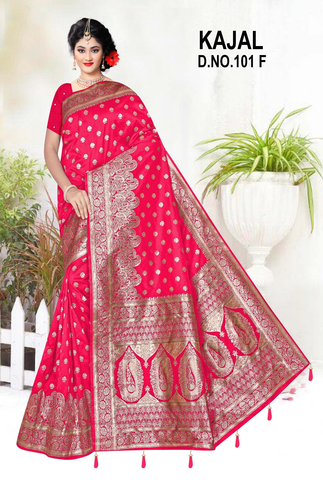 Wholesale Set of 6 Sarees – 50/ 600 Silk Trending Fabric