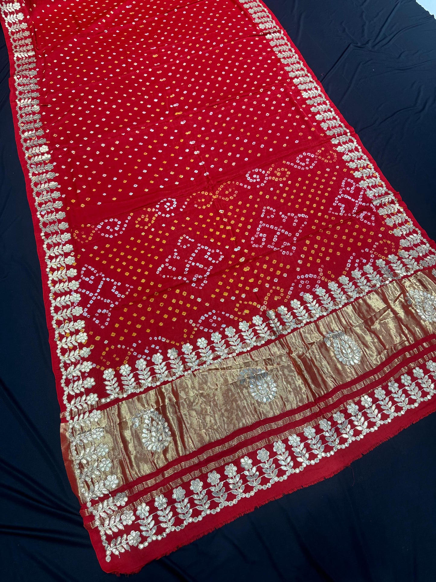 Gaji Silk Original Bandhani Saree ❤