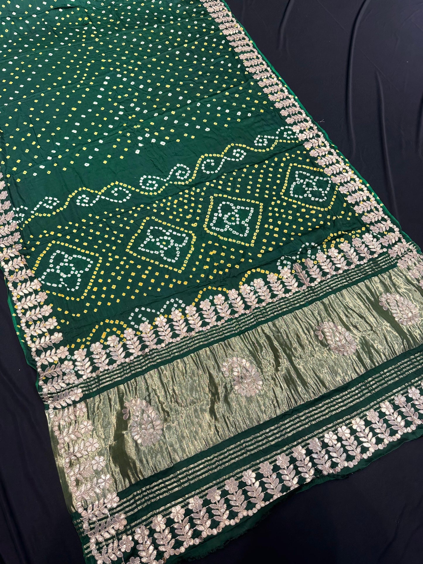 Gaji Silk Original Bandhani Saree ❤