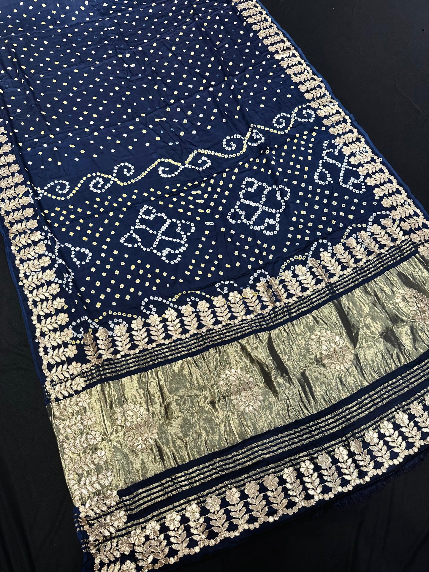 Gaji Silk Original Bandhani Saree ❤