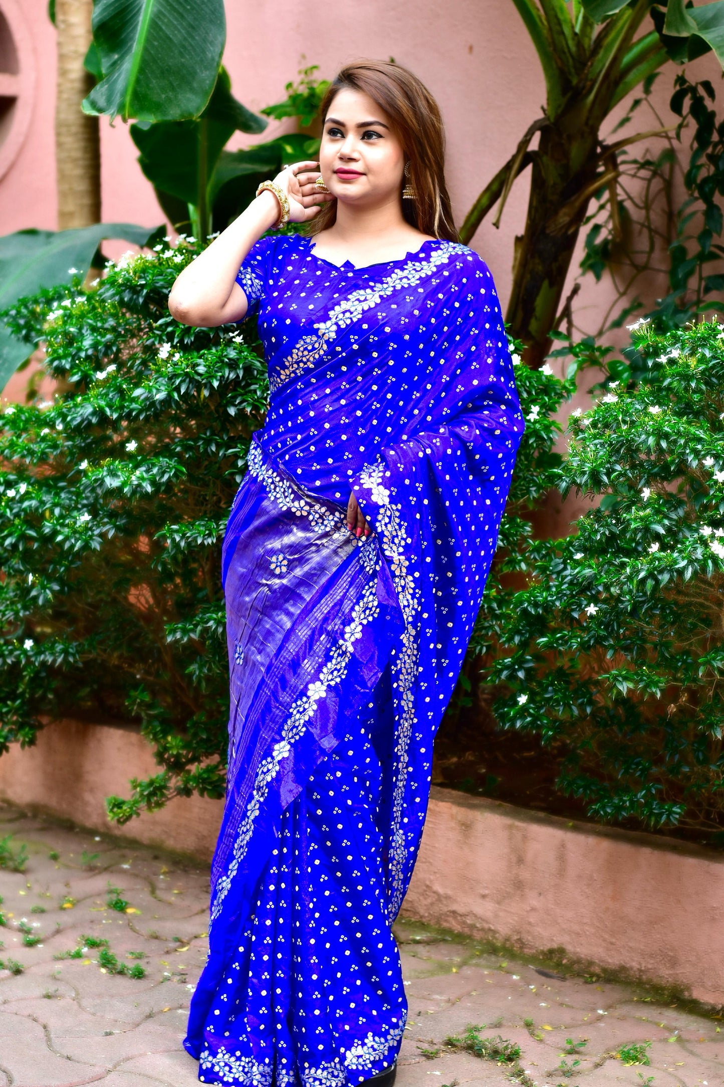 Silk ❀ New Bandhani Saree❀