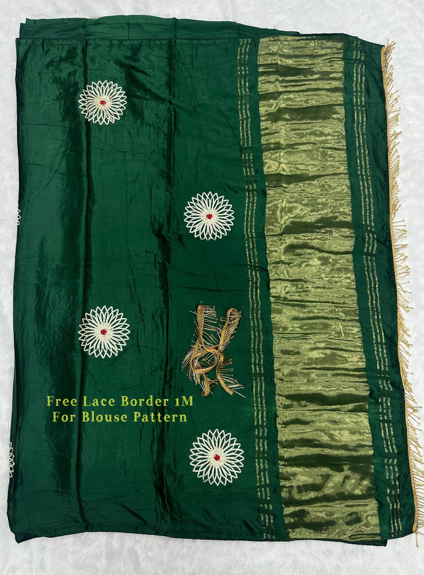 Gaji Silk Jaipuri Pure Saree ❤