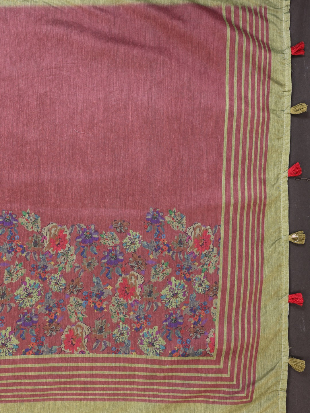 Pure viscose Mysore crepe silk with jacquard butti
