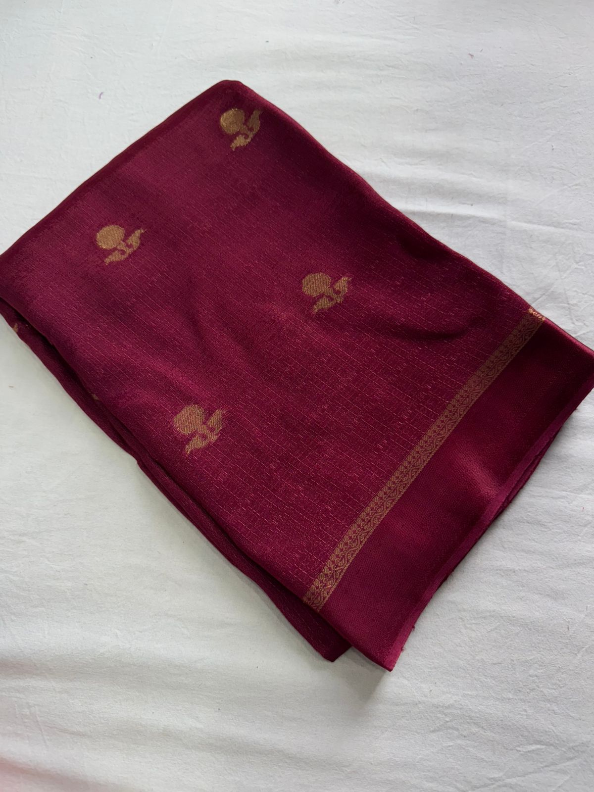 Pure Jute Viscose Saree With Running Blouse
