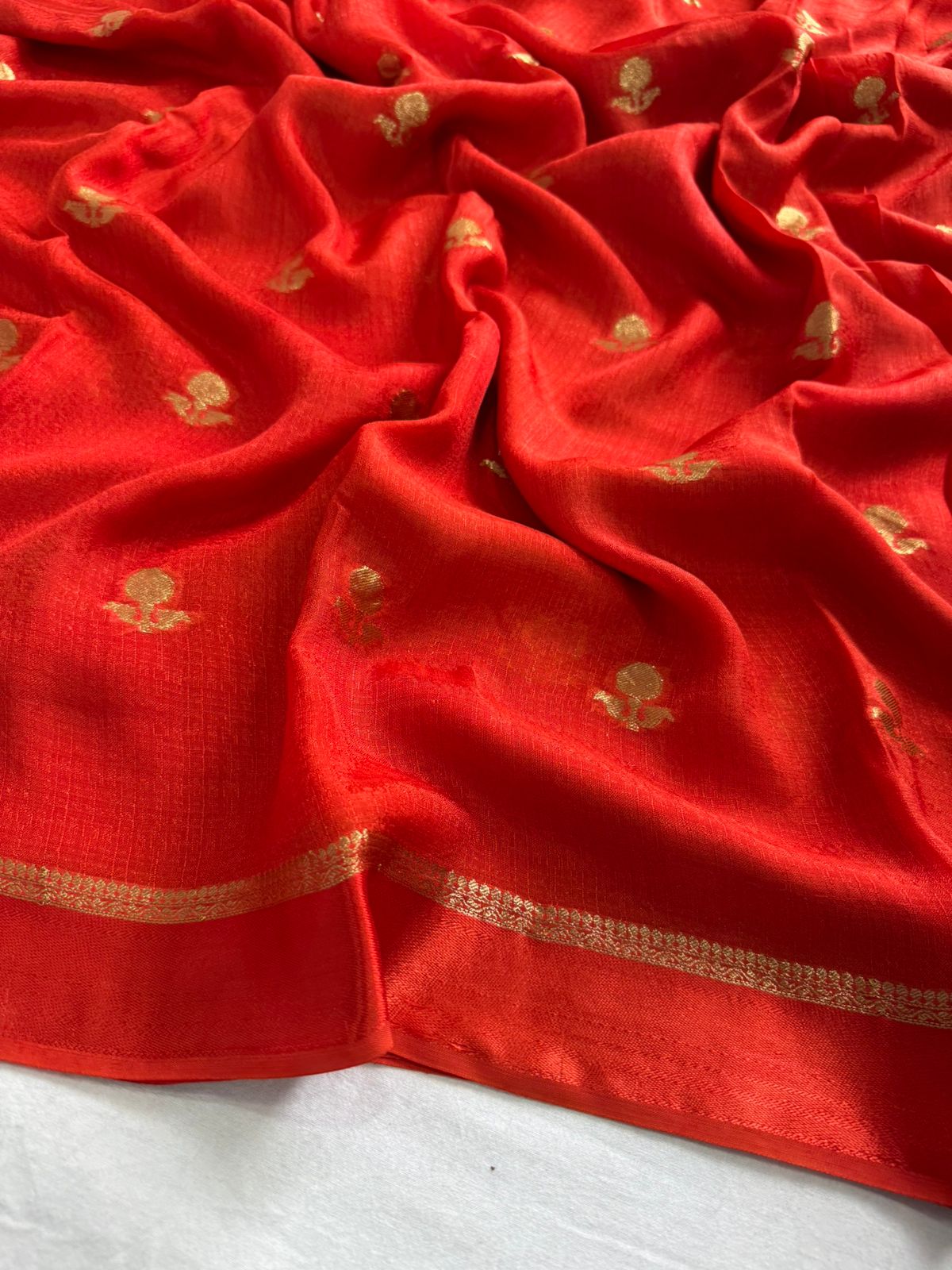 Pure Jute Viscose Saree With Running Blouse