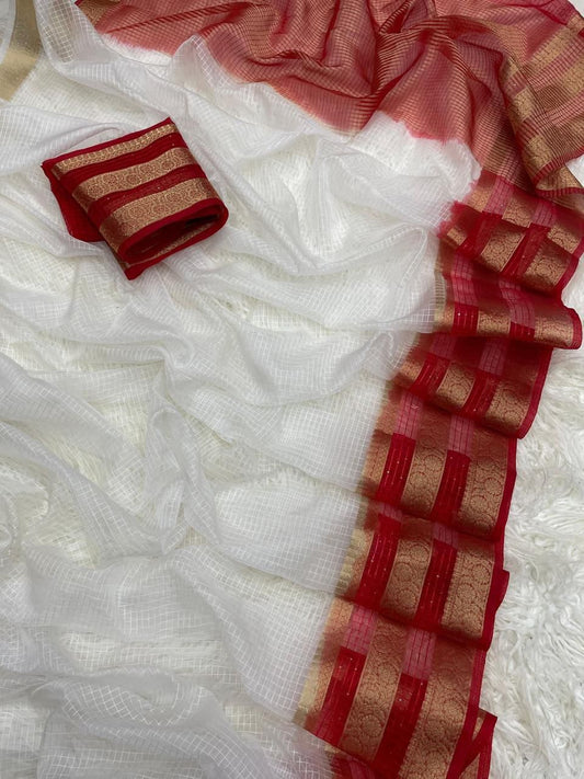 Organza Kerala checks Pure Soft organza checks