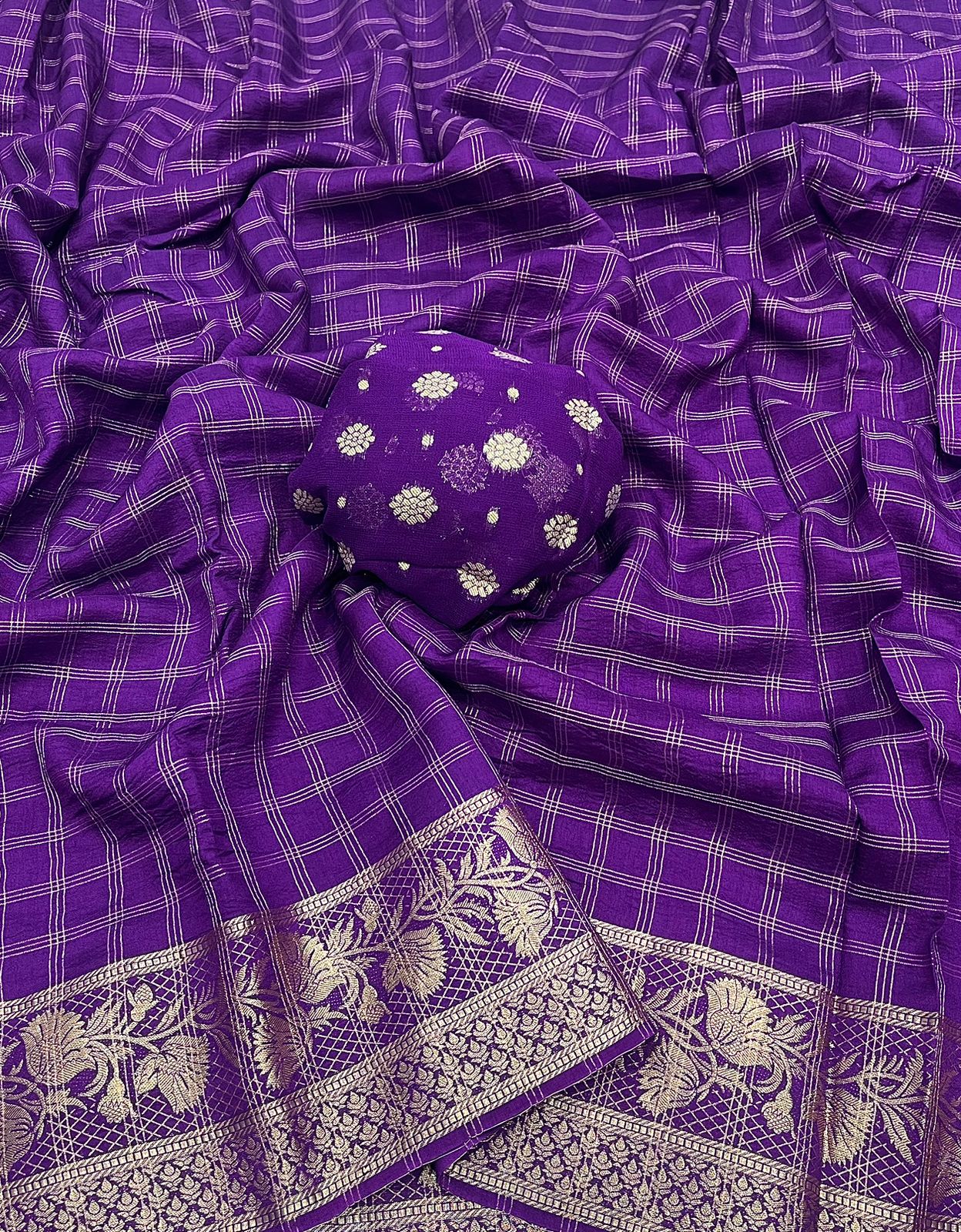 New Arrival – Pure Viscose Saree with Butti Blouse
