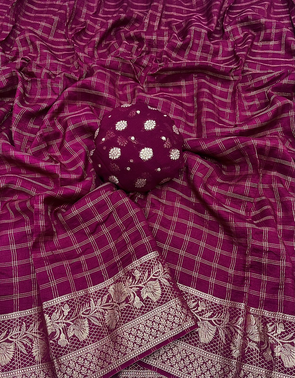 New Arrival – Pure Viscose Saree with Butti Blouse