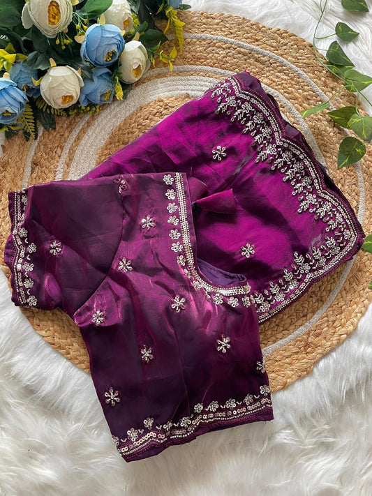House of ShiVisha Designer Cut Dana C-Pallu Handwork Party Wear Saree – SHAURYA-2 Catalogue