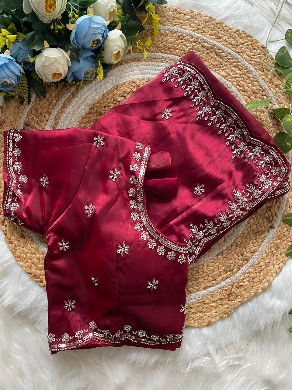 House of ShiVisha Designer Cut Dana C-Pallu Handwork Party Wear Saree – SHAURYA-2 Catalogue
