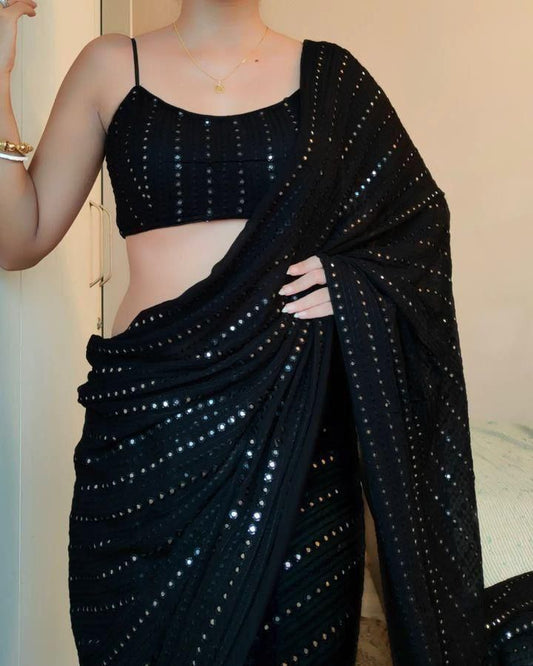 House of ShiVisha Super Hit Designer Party Wear Saree – 0204 Catalogue (7 Colors)