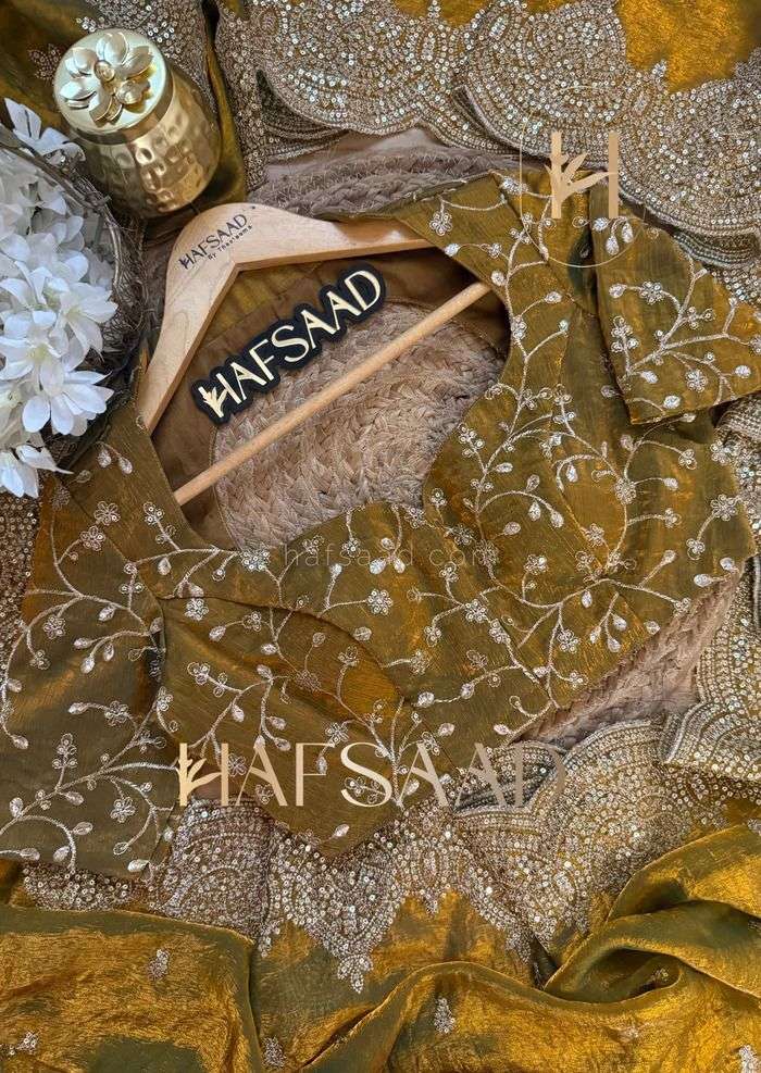 HOS KK-AHANA-2 Chiffon Silk Saree with Zari & Sequins Work - House Of ShiVisha