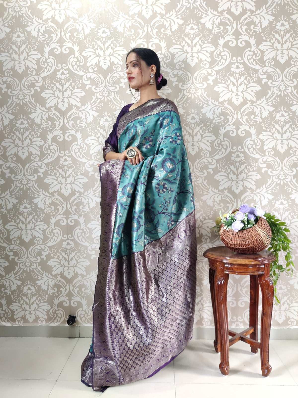 HOS HC-865 & HC-866 Banarasi Silk Ready-to-Wear Saree - House Of ShiVisha