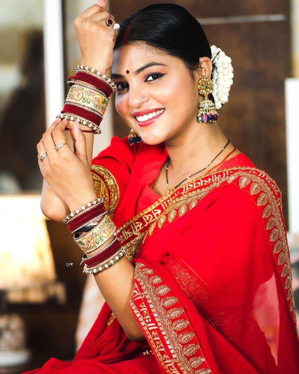 HOS KK-0165 Rangoli Silk Saree with Embroidery & Mono Silk Blouse - House Of ShiVisha