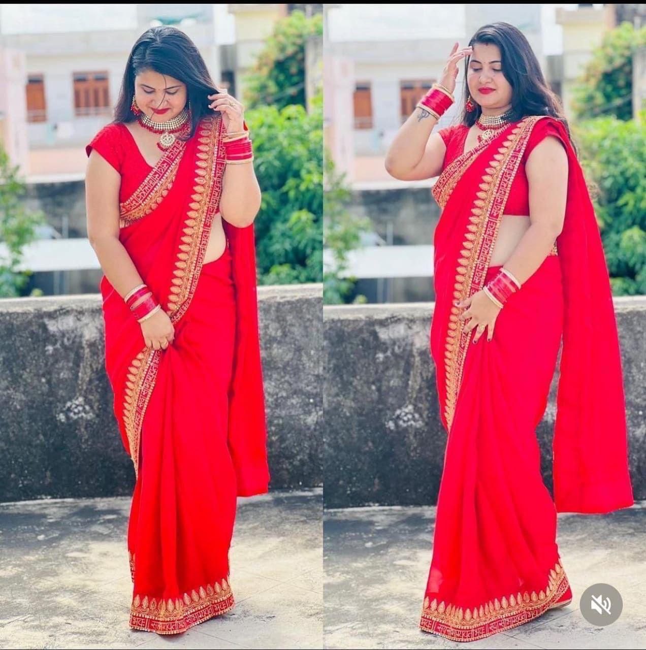 HOS KK-0165 Rangoli Silk Saree with Embroidery & Mono Silk Blouse - House Of ShiVisha